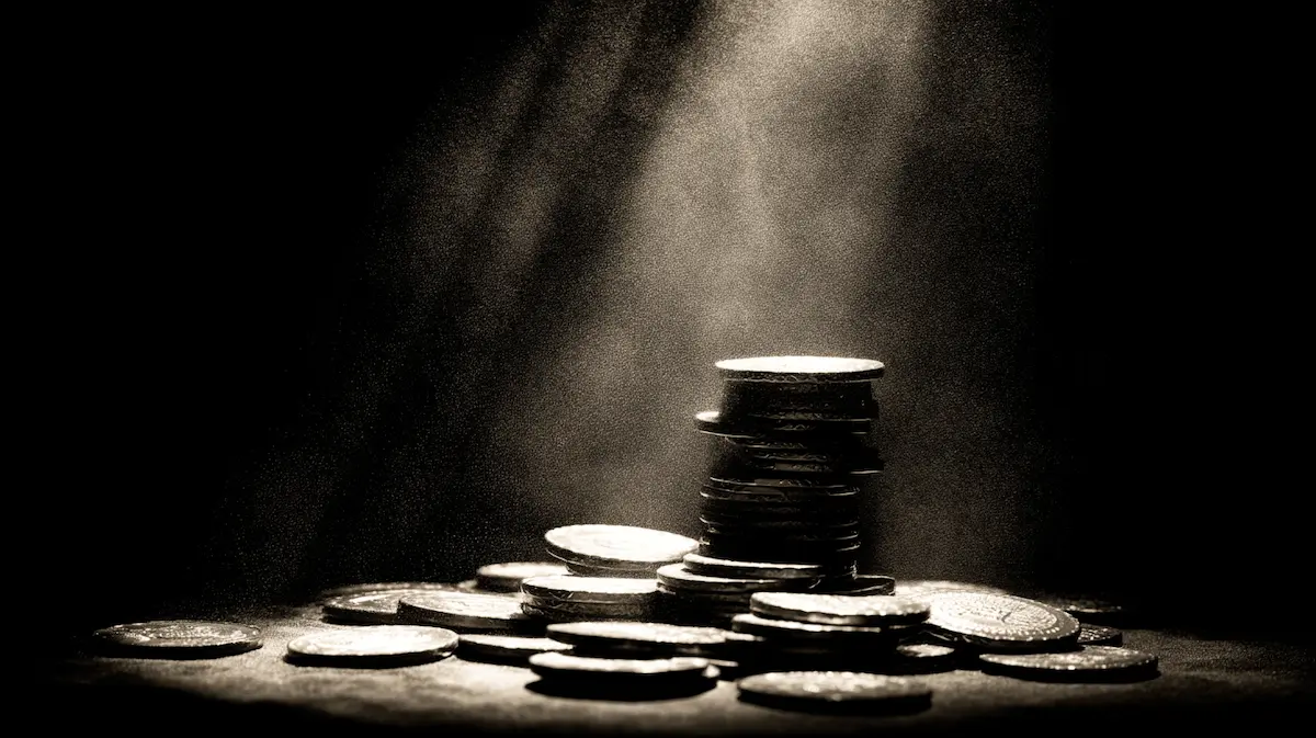 Visual of cryptocurrency tokens, showing they are stronger than Bitcoin